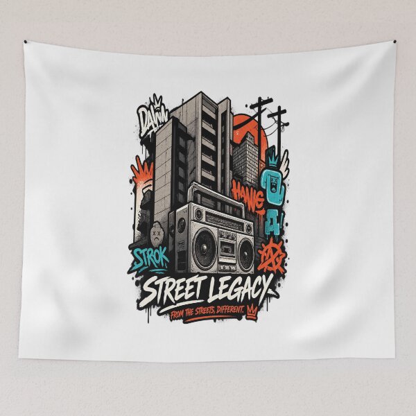 Item preview, Street Legacy Urban Boombox Graffiti designed and sold by FABIOLA1970.