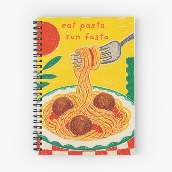 Item preview, Eat Pasta Run Fasta - Funny Italian designed and sold by evavv-studio.