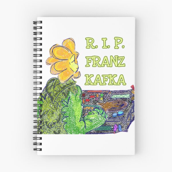 Item preview, Flower DJ Franz Kafka Style designed and sold by OneWeekByte.