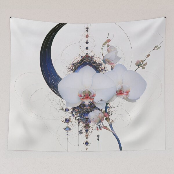 Item preview, Celestial Embrace of the Midnight Crescent designed and sold by bloorose.