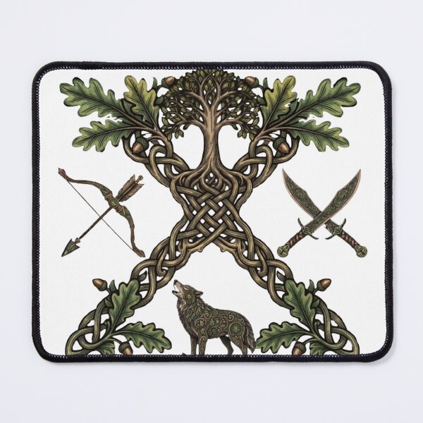 Item preview, D&D Ranger Class: Forest Warden & Wolf Companion Emblem designed and sold by Genkiess.