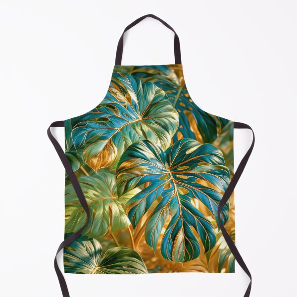 Item preview, Monstera Leaves in Blue and Green designed and sold by MargaretWiktor.