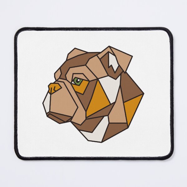 Item preview, Geometric Bulldog designed and sold by AnimalsKnowAll.