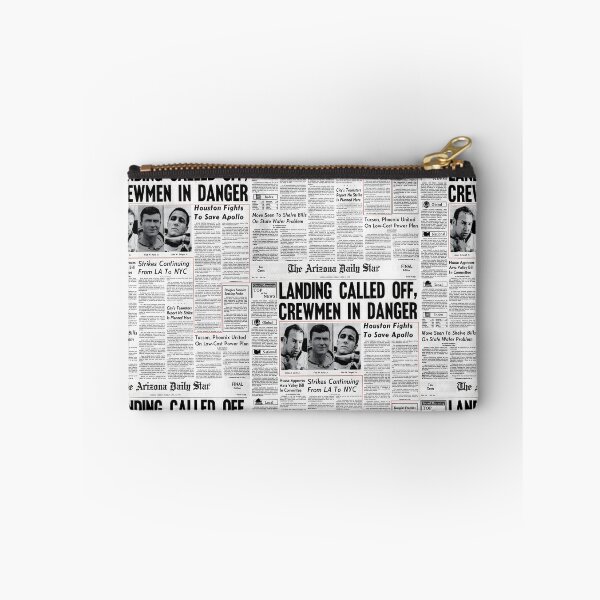 Item preview, Apollo 13 Emergency — Historic Newspaper Front Page, 1970 designed and sold by Abeshinobi.