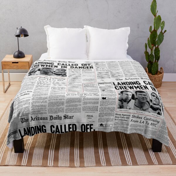 Item preview, Apollo 13 Emergency — Historic Newspaper Front Page, 1970 designed and sold by Abeshinobi.