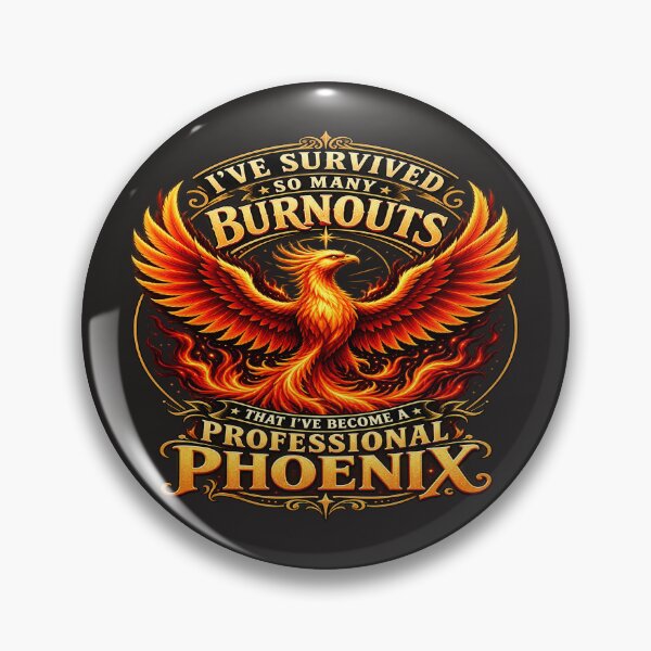 Item preview, Phoenix Mindset Burnout Recovery Resilience designed and sold by FABIOLA1970.