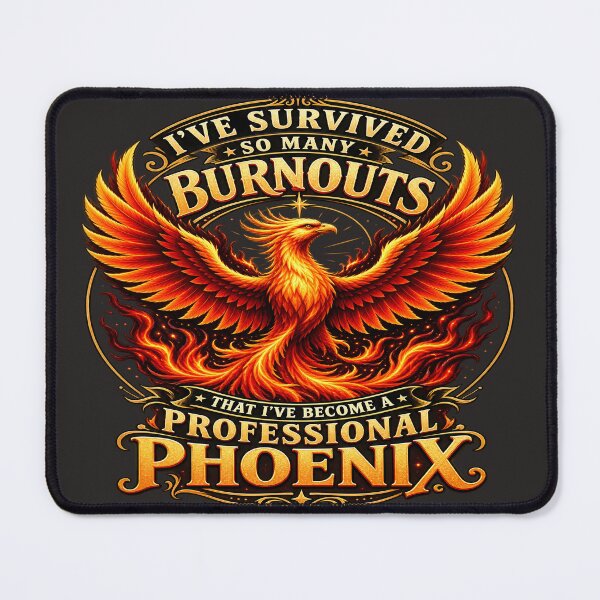 Item preview, Phoenix Mindset Burnout Recovery Resilience designed and sold by FABIOLA1970.