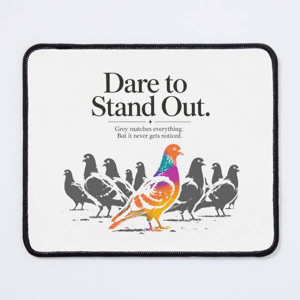 Item preview, Dare To Stand Out Colorful Bird Motivational Quote Be Yourself designed and sold by ZIGLWORKS.