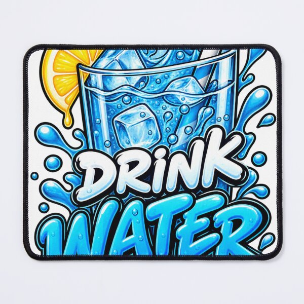 Item preview, Drink Water Stay Hydrated Cartoon Design designed and sold by Print Print On.
