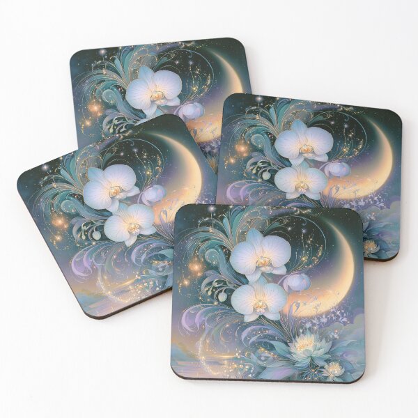 Item preview, Starlight Reverie of the Lunar Orchid designed and sold by bloorose.