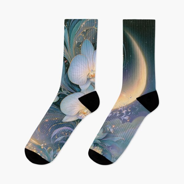 Item preview, Starlight Reverie of the Lunar Orchid designed and sold by bloorose.