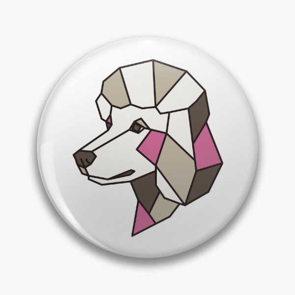 Item preview, Geometric Poodle Dog designed and sold by AnimalsKnowAll.