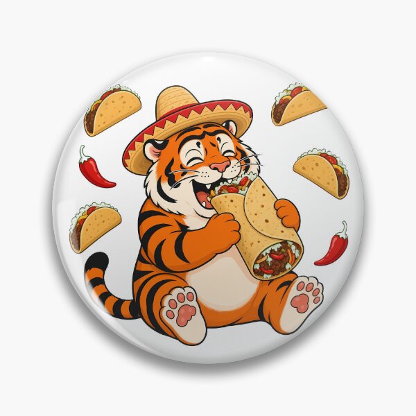 Item preview, Tacos De Burrito De Cinco De Mayo Con Tigre Gordito designed and sold by aigcx.