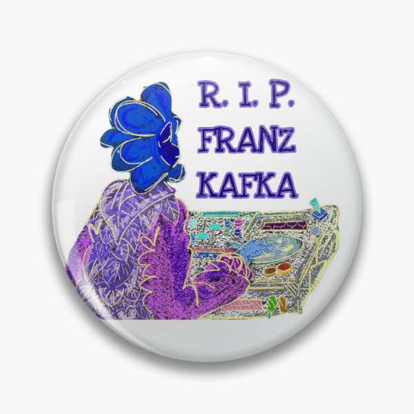 Item preview, Flower DJ Franz Kafka Style(Negative) designed and sold by OneWeekByte.