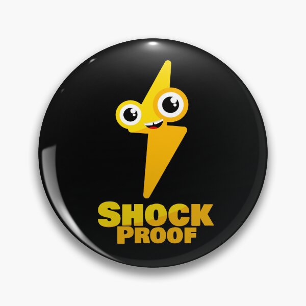 Item preview, Shock Proof Lightning Bolt Cartoon -  Funny Electrician Gift designed and sold by chaaval.