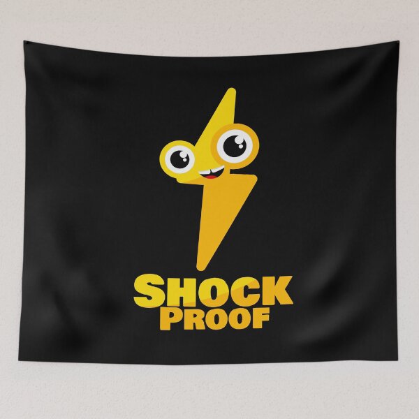 Item preview, Shock Proof Lightning Bolt Cartoon -  Funny Electrician Gift designed and sold by chaaval.