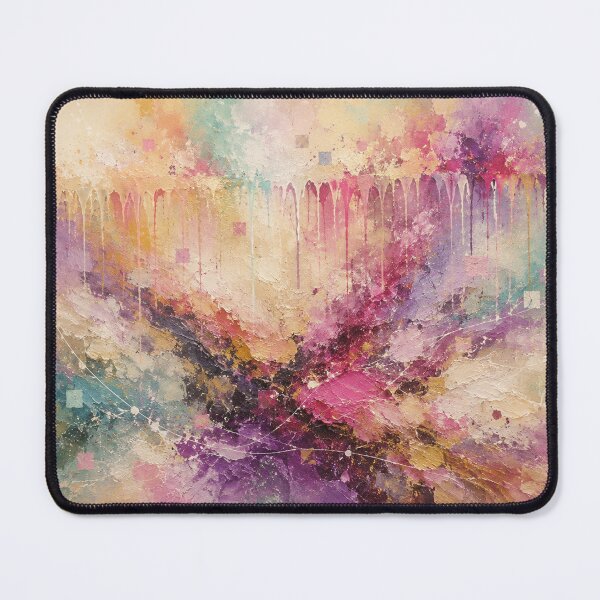 Item preview, Celestial Cascade | Magenta Gold Abstract designed and sold by Joey Santiago.