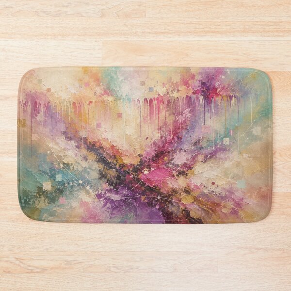 Item preview, Celestial Cascade | Magenta Gold Abstract designed and sold by Joey Santiago.