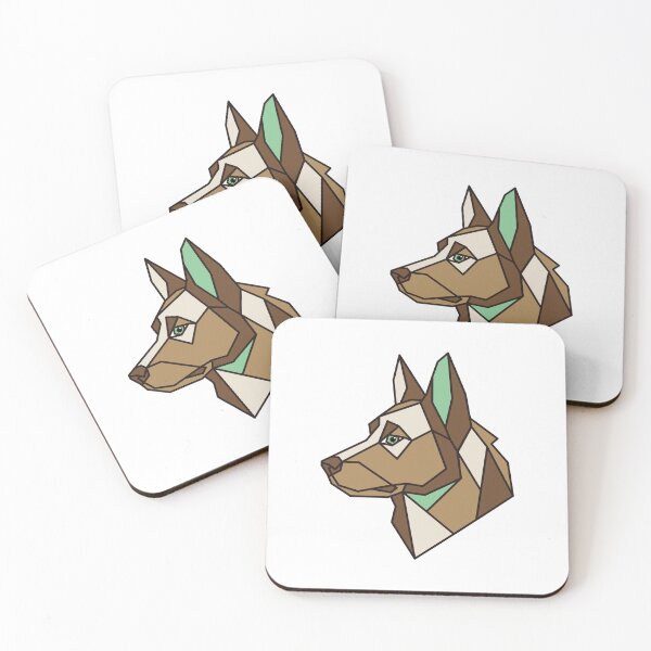 Item preview, Geometric German Shepherd Dog designed and sold by AnimalsKnowAll.