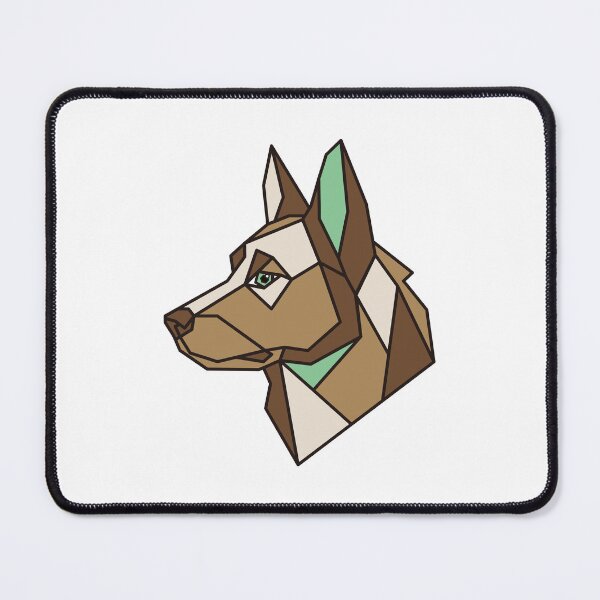 Item preview, Geometric German Shepherd Dog designed and sold by AnimalsKnowAll.