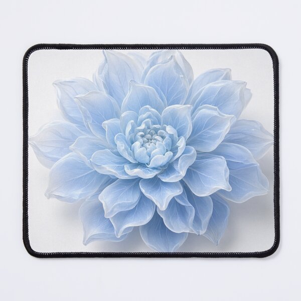 Item preview, Large Baby Blue Peony Macro Art designed and sold by IntelliMindDesigns.