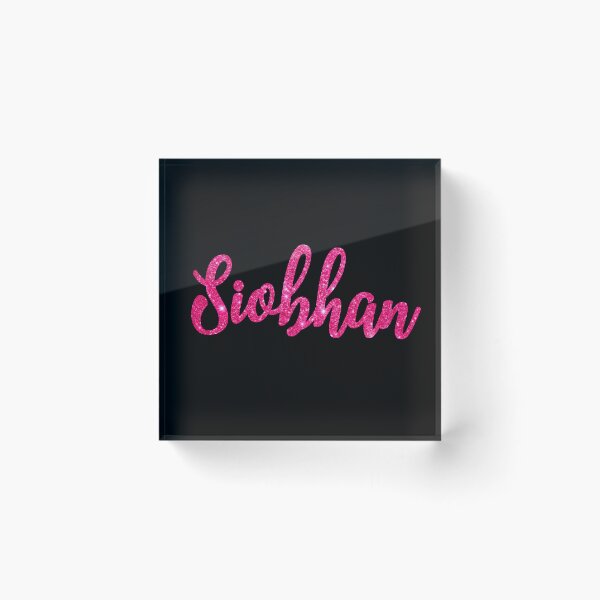 Item preview, Siobhan Hot Pink Sparkly Personalised Name Design designed and sold by CamilasPrints.