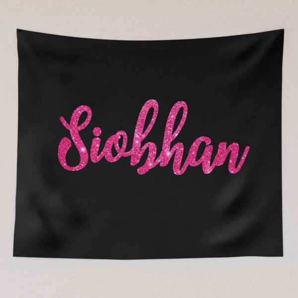 Item preview, Siobhan Hot Pink Sparkly Personalised Name Design designed and sold by CamilasPrints.