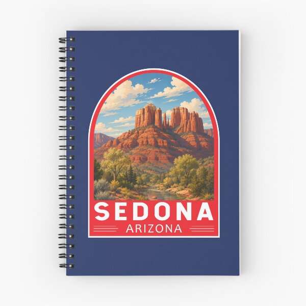 Item preview, Sedona Arizona Travel Art Emblem designed and sold by KrisSidDesigns.