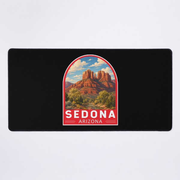 Item preview, Sedona Arizona Travel Art Emblem designed and sold by KrisSidDesigns.