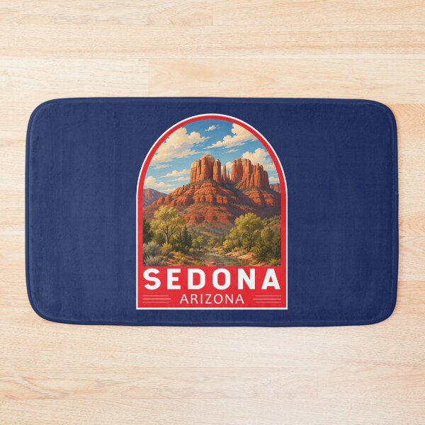Item preview, Sedona Arizona Travel Art Emblem designed and sold by KrisSidDesigns.