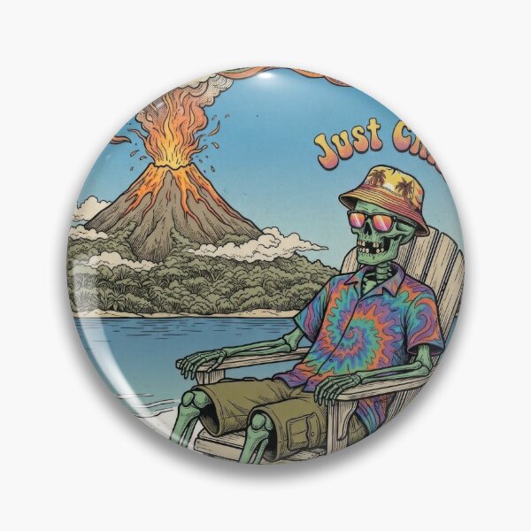 Item preview, Mr Sketal Hangin' Out on a Volcanic Beach designed and sold by endzo.