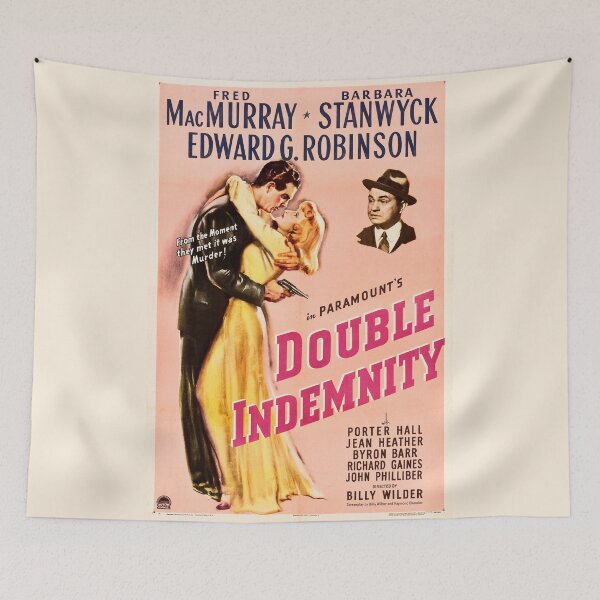 Item preview, Double Indemnity (1944) – Billy Wilder Classic Film Noir Poster designed and sold by Grand Illusions.
