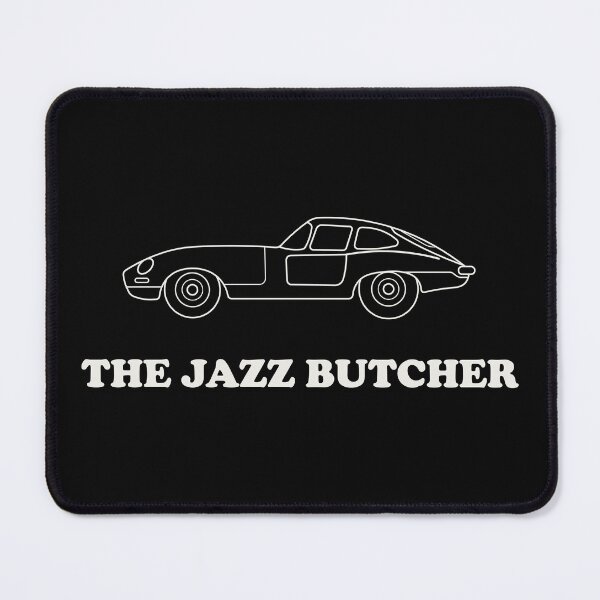 Item preview, The Jazz Butcher minimalist art – indie alternative black & white design designed and sold by THE MODA STEREO.