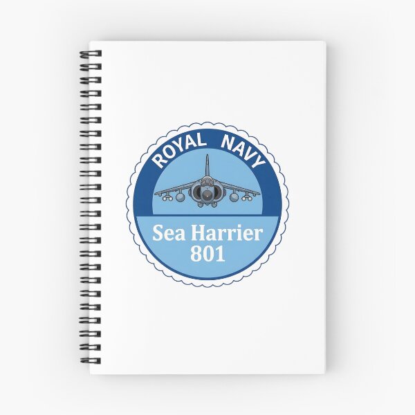 Item preview, Royal Navy Sea Harrier 801 Naval Air Squadron Insignia Patch designed and sold by CharlieDesings.