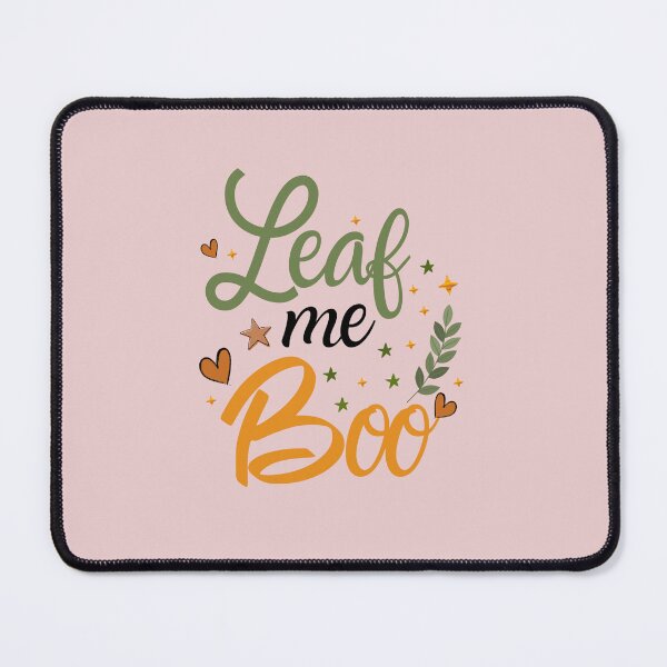Item preview, Leaf Me Boo | Cute Halloween Ghost Plant Pun Sticker designed and sold by Reddiamond3 ⭐⭐⭐⭐⭐.