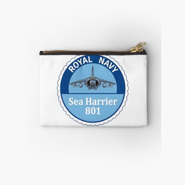 Item preview, Royal Navy Sea Harrier 801 Naval Air Squadron Insignia Patch designed and sold by CharlieDesings.