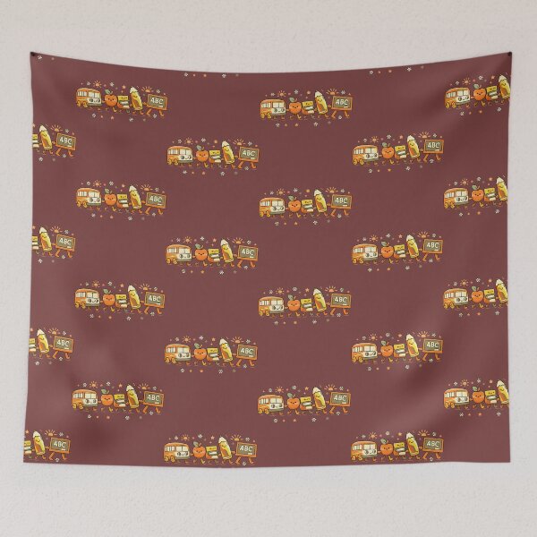 Item preview, Retro School Bus Vintage Classroom  designed and sold by MOCH- ART.