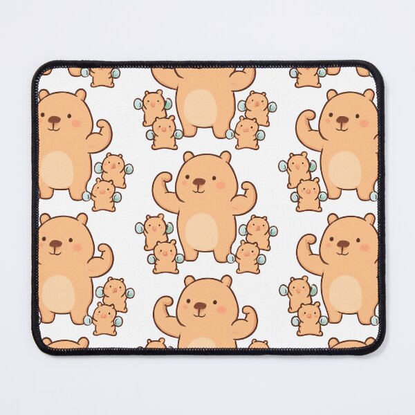 Item preview, Capybara Gains Club – Cute Animal Gym Motivation Shirt designed and sold by Mouad-Doadi.
