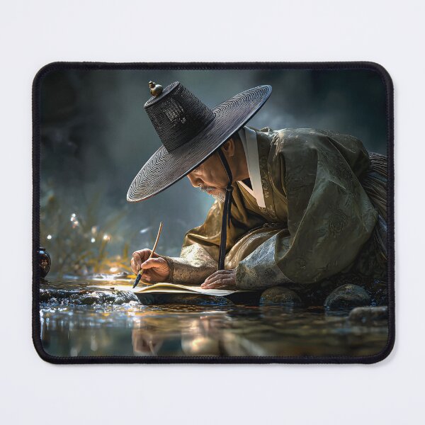Item preview, Scholarly Reflection by the Water's Edge at Dusk designed and sold by Artessie.