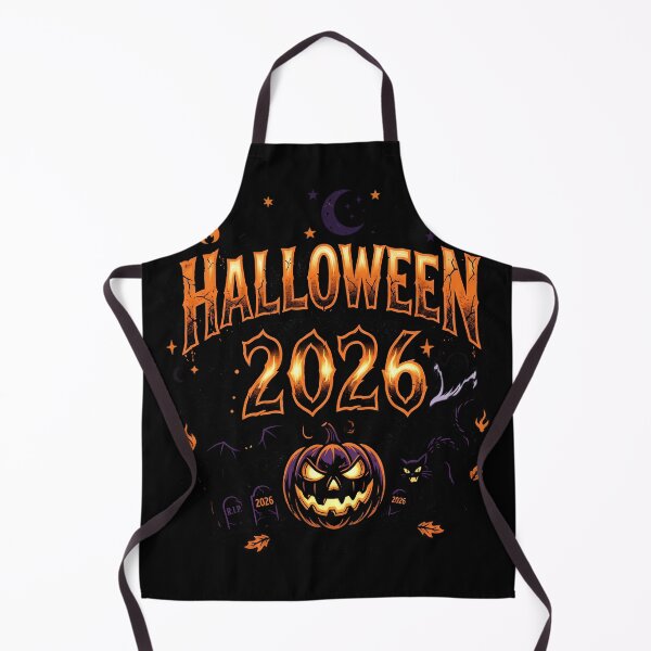 Item preview, Halloween 2026 Glowing Pumpkin Spooky Typography Design designed and sold by DarkOriginArts.