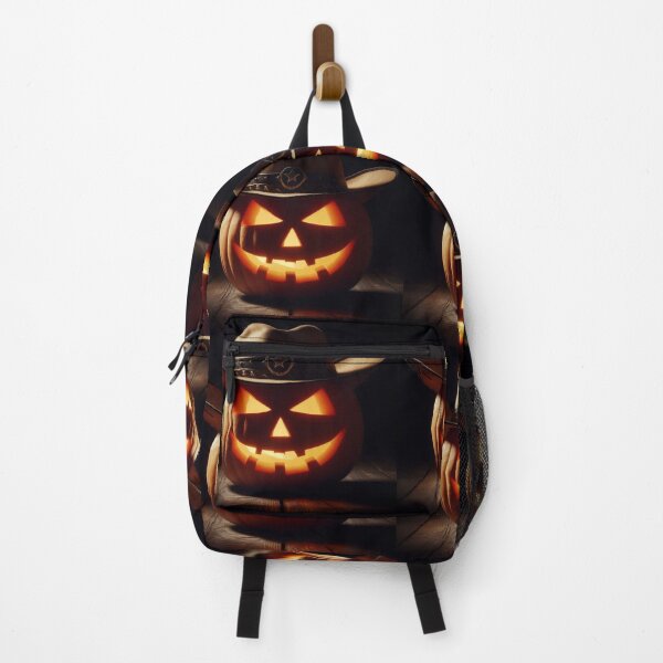 Item preview, Spooky Pumpkin – Cowboy hat Halloween Glow Art designed and sold by Rocket&Stars.