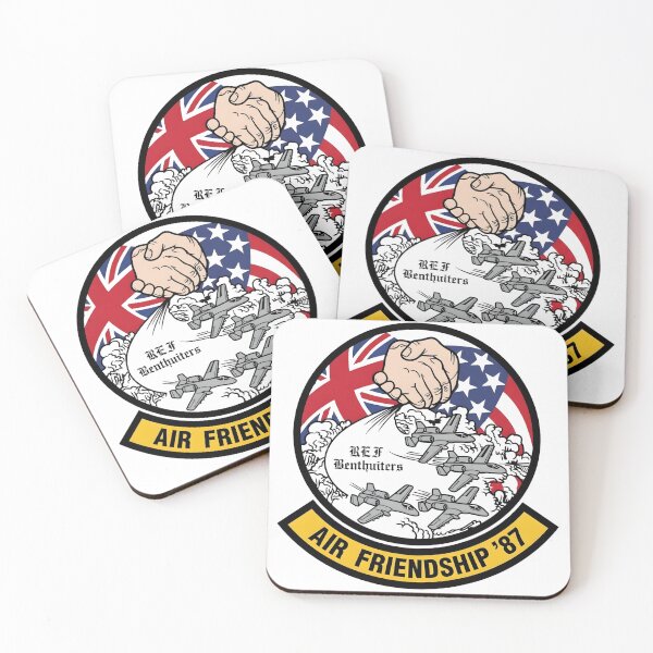 Item preview, USAF RAF Bentwaters Air Friendship '87 Commemorative Patch designed and sold by CharlieDesings.