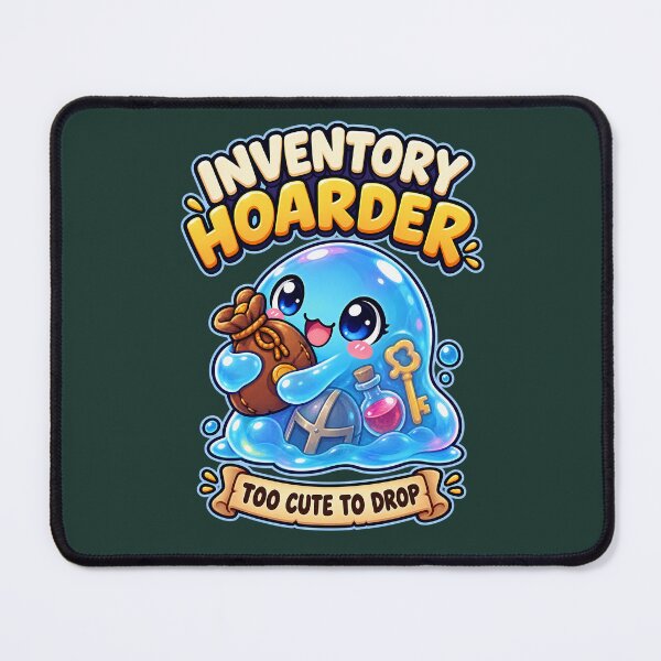 Item preview, Inventory Hoarder Slime - Kawaii RPG Loot Collector for Gamers designed and sold by PXEpic.