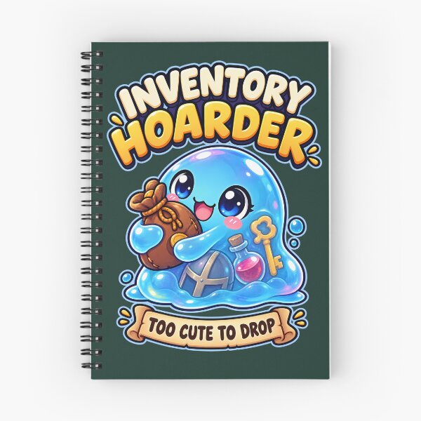 Item preview, Inventory Hoarder Slime - Kawaii RPG Loot Collector for Gamers designed and sold by PXEpic.