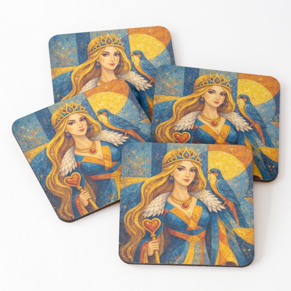 Item preview, Freya – Nordic Goddess of Love and Magic illustration designed and sold by GalleryKauffeld.