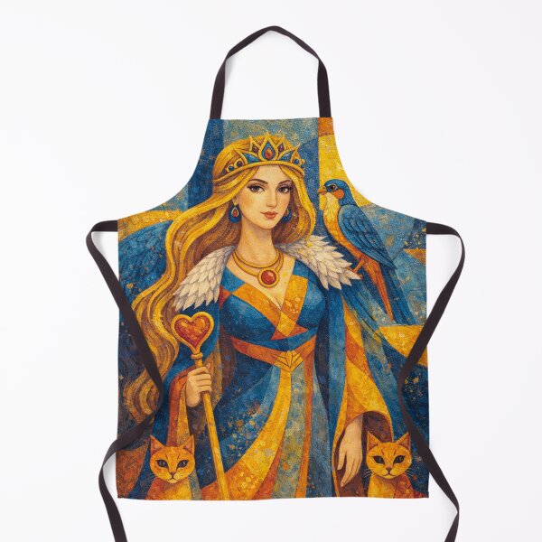 Item preview, Freya – Nordic Goddess of Love and Magic illustration designed and sold by GalleryKauffeld.