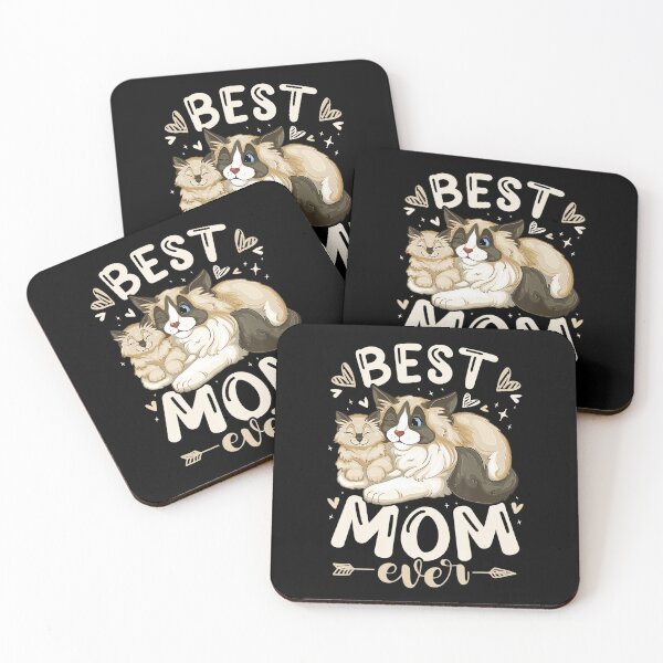 Item preview, Best Cat Mom Ever – Cute Mother Cat and Kitten designed and sold by NoeValdric.