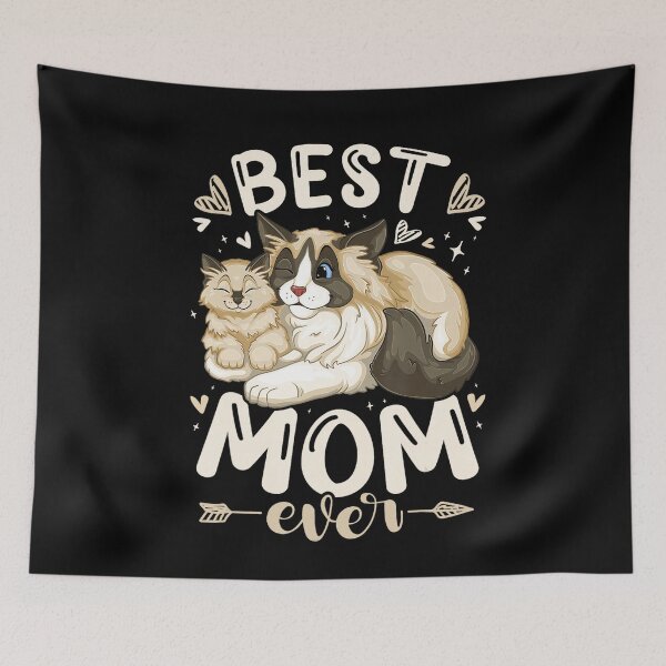 Item preview, Best Cat Mom Ever – Cute Mother Cat and Kitten designed and sold by NoeValdric.