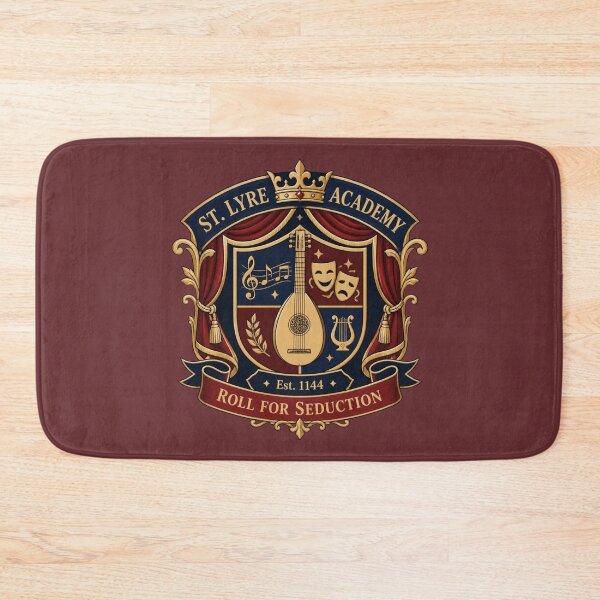 Item preview, St Lyre Royal Academy - Bard Dramatic Arts Varsity DND RPG Meme designed and sold by Dice_Goblin_Studio.