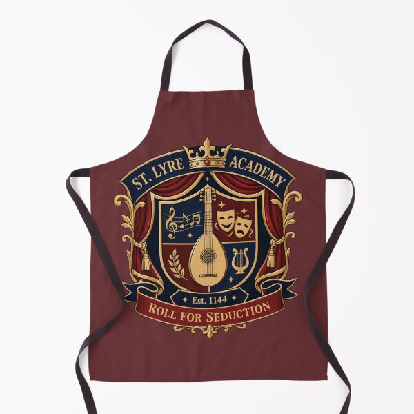 Item preview, St Lyre Royal Academy - Bard Dramatic Arts Varsity DND RPG Meme designed and sold by Dice_Goblin_Studio.